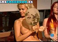 Lucia Lapiedra desnuda en televisión española